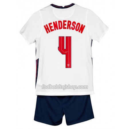 England Henderson 4 Børn Hjemme Fodboldsæt Euro 2020 S/S (+ Korte bukser)